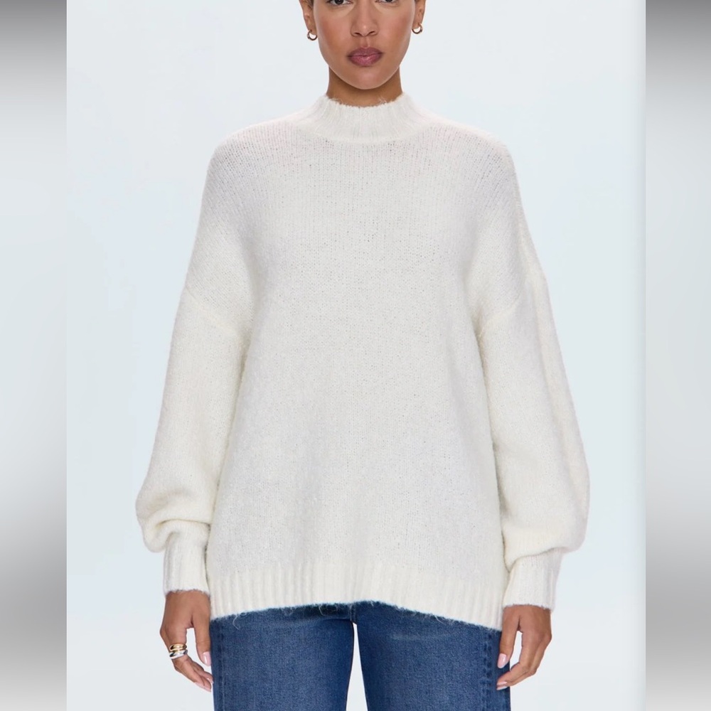 Pistola Denim Carmen sweater in ecru